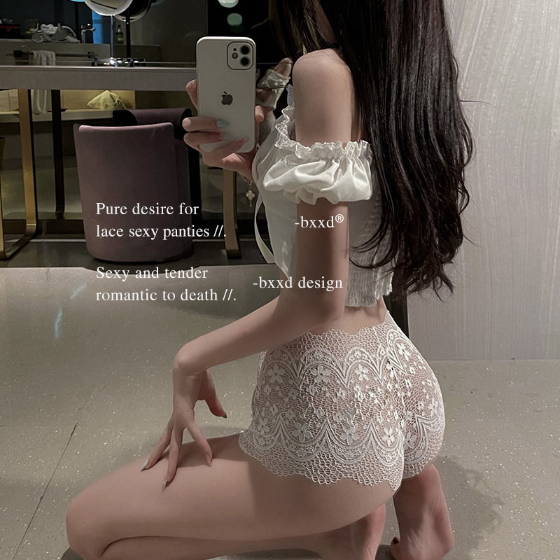 欧美风高颜值性感中腰纯欲蕾丝内裤女大码薄款包臀火辣无痕三角裤,女士内衣/男士内衣/家居服,男三角内裤,淘宝优惠券,粉丝福利购,淘宝优惠卷