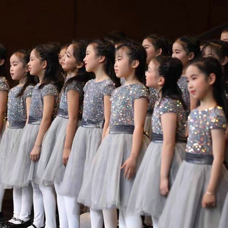 六一儿童合唱演出服小学生初中生大合唱团诗歌朗诵服装男女童表演