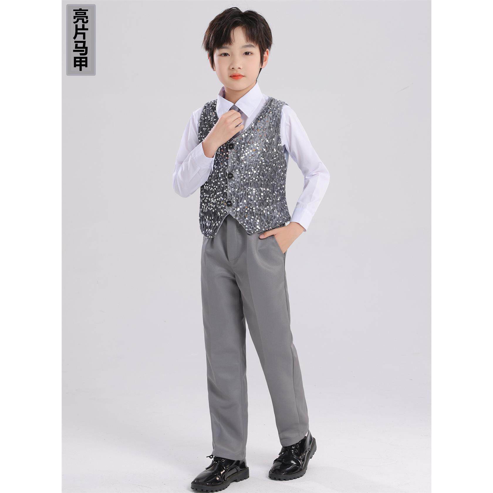 儿童主持人礼服女童公主