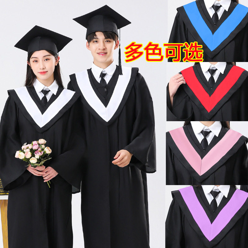台湾学士服毕业礼服香港学士服硕士博士服大学生毕业礼服文理工科