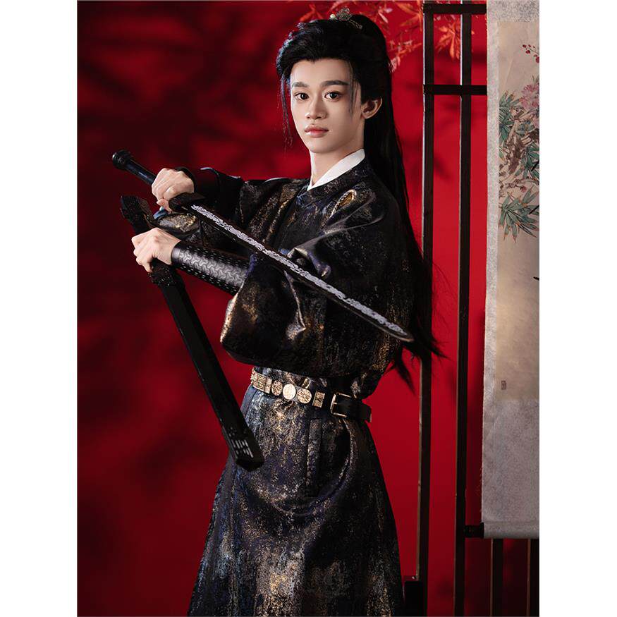 正版传统汉服男款唐制圆
