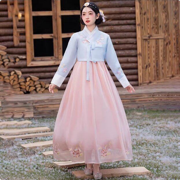 民族朝鲜服延吉公主传统服饰韩国宫廷女士延边摄影旅拍舞蹈演出服