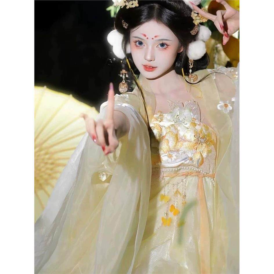 原创复原仙女风汉服套装