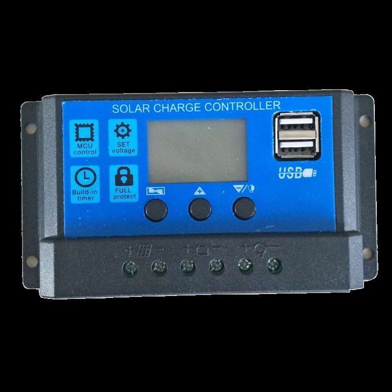 太阳能控制器自动识别12v24v10A20A30A通用型太阳能家用 路灯监控