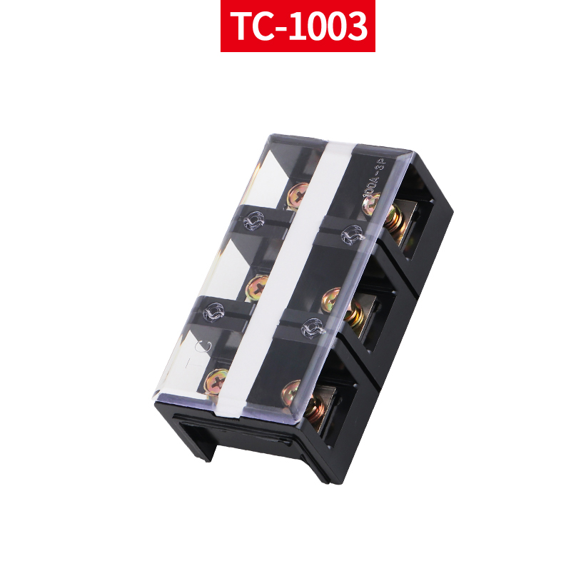 固定式大电流接线端子TC-1002接线排100A铜件2P3P4P5位电线接线柱