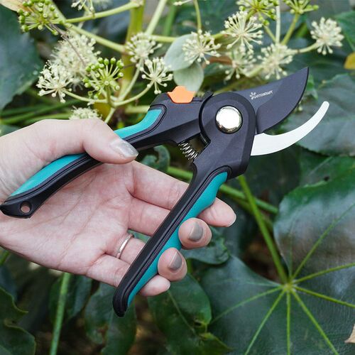 园艺佳包胶特氟龙SK5修枝剪碳钢刀刃防锈耐磨树枝专用剪刀神器