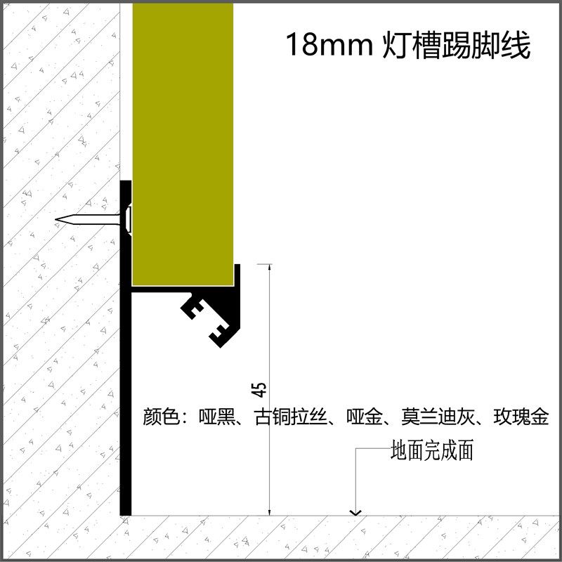 18mm墙板收边条铝合金收口条型材饰面卡板条装饰条金属线工字阳角,纺织面料/辅料/配套,其他纺织机械,淘宝优惠券,粉丝福利购,淘宝优惠卷