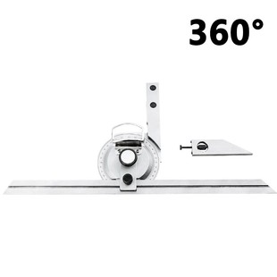 360度角度尺高精度多功能量角器游标角度尺角度仪测量工具0 320度