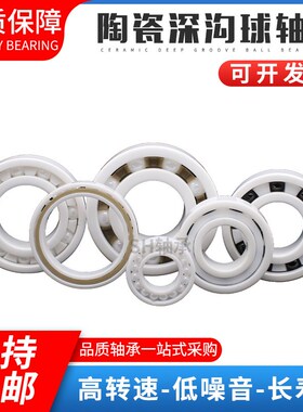 精致高速氧化锆陶瓷轴承 6005 6006 6007 6008 6009 6010 CE 2RS
