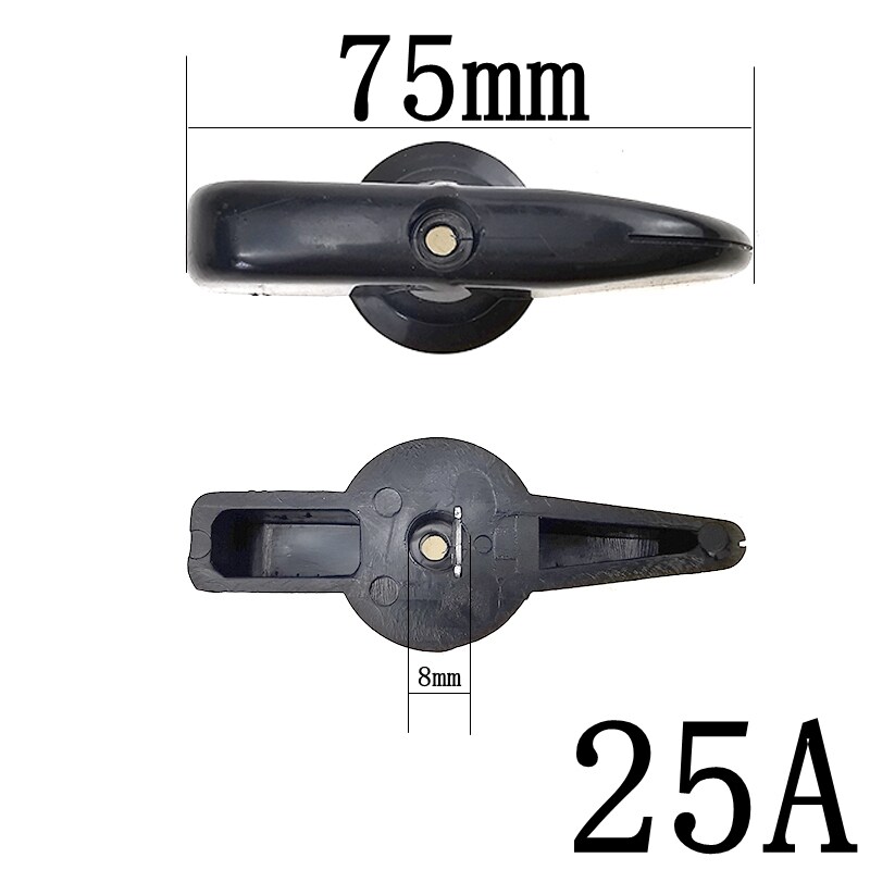 HZ10-10A/25A/60A/63A组合开关把手三轮车开关黑色塑料控制小手柄