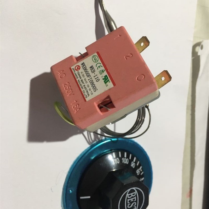 开水器温控器 热水器温控开关30-110度保温台WKB-110 250V16A