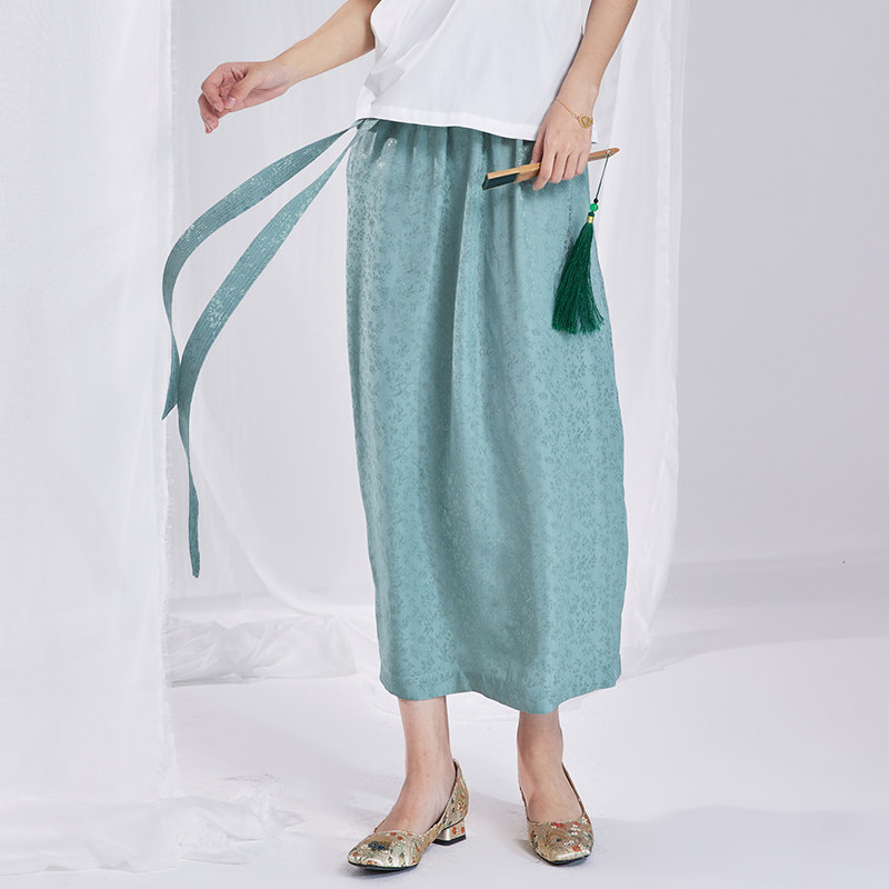 陌遇2025夏季新款中国风复古汉元素改良提花日常气质中式半身裙,女装/女士精品,汉服半身裙,淘宝优惠券,粉丝福利购,淘宝优惠卷