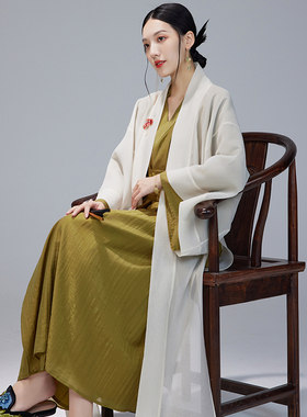 陌遇夏季新款素雅气质外搭汉服