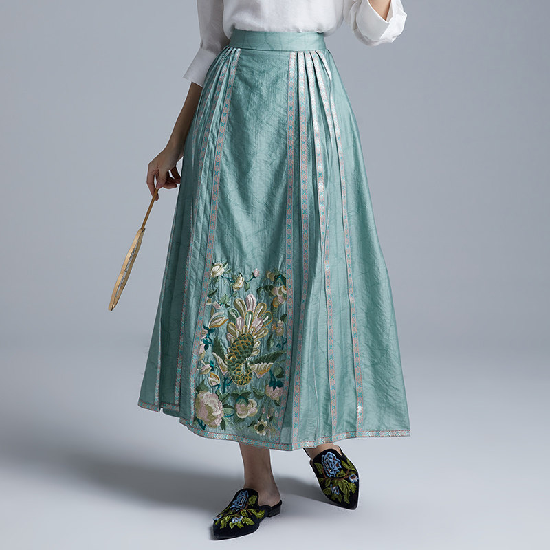 陌遇国风复古裙中长款改良汉服
