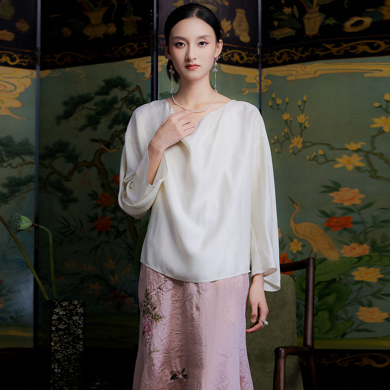 陌遇早秋设计感百搭衬衫上衣