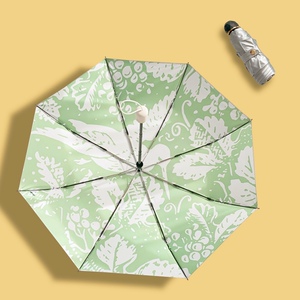清新ins晴雨两用钛银小巧便捷伞