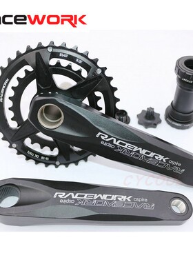 Racework直装双盘山地自行车36-26/38-28齿变速GXP全CNC牙盘