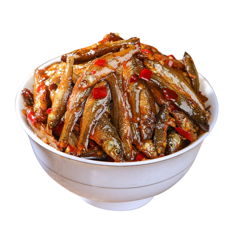 香辣柴火鱼苗寨公主下饭菜湖南火焙即食小鱼干罐装零食小鱼仔