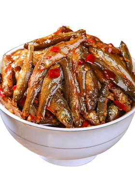 鲜多爱即食小鱼干香辣好吃