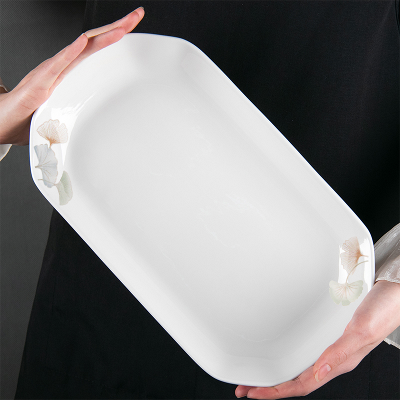 2只大号北欧风陶瓷鱼盘