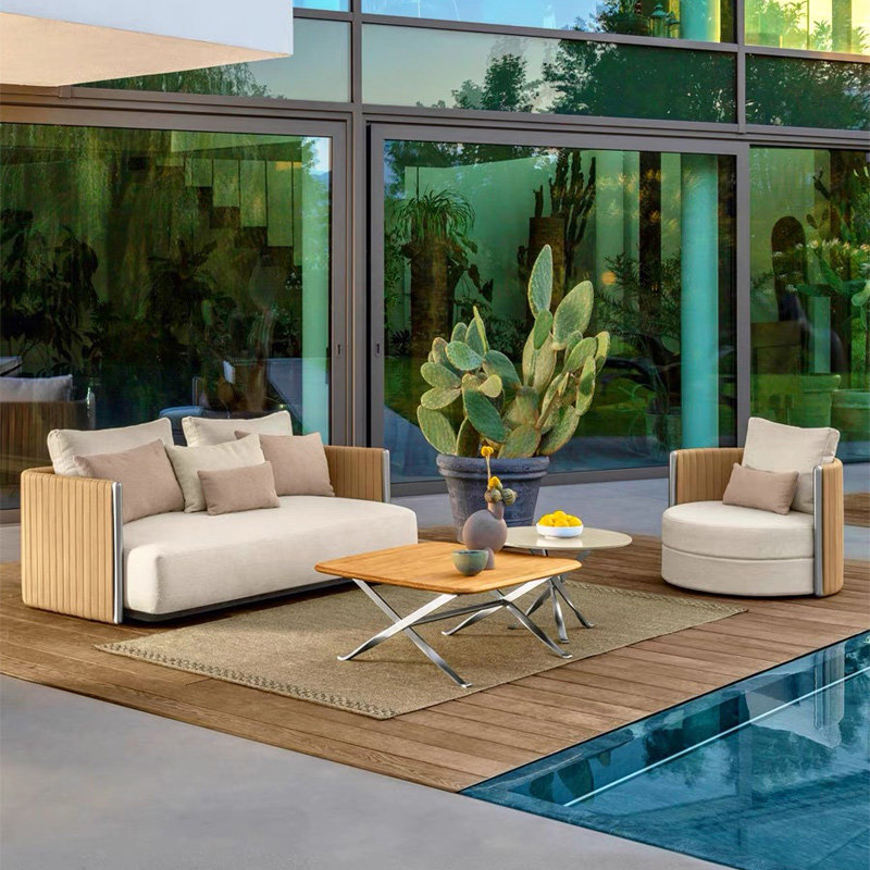 户外藤编庭院沙发防水防晒别墅酒店露天室外阳光房铝合金家具组合,住宅家具,户外沙发,淘宝优惠券,粉丝福利购,淘宝优惠卷