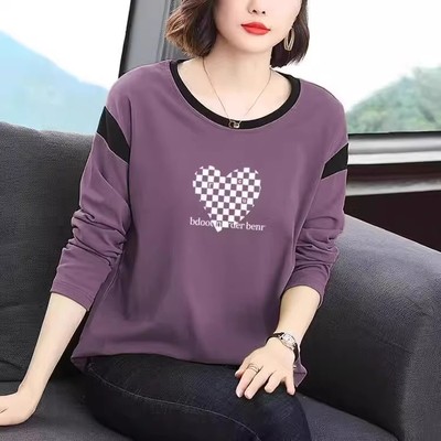 大码洋气中年妈妈装打底衫上衣