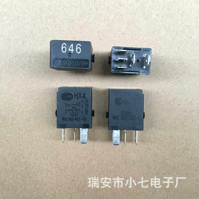 海拉646号汽车继电器4RD 965 435-08海拉4H0 951 253 C