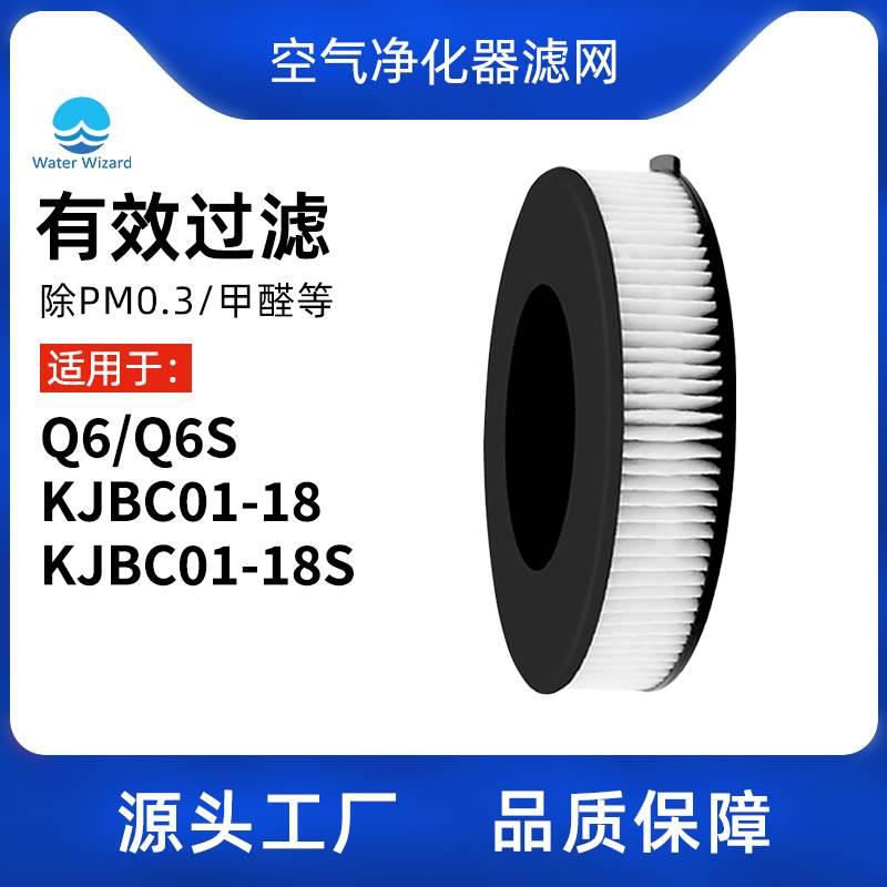 适用于海尔车载空气净化器Q6Q6S过滤网滤芯除PM2.5甲醛异味活性炭