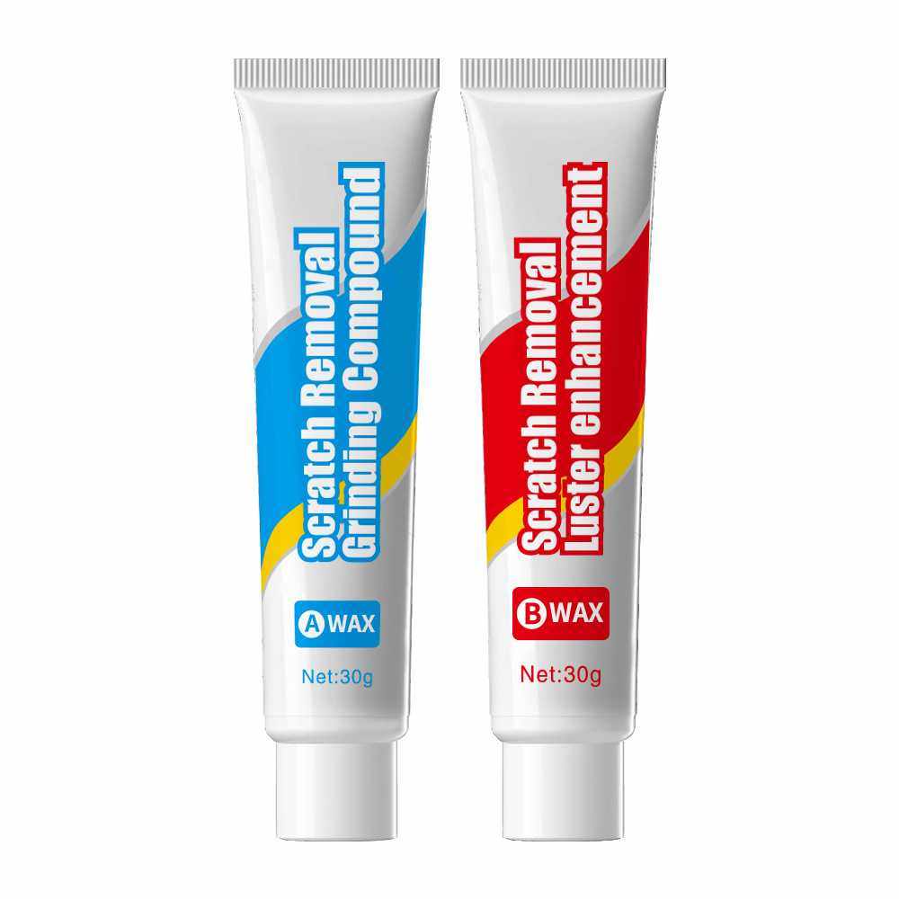 英文版ab蜡汽车划痕抛光去轻微划痕宝修复纳米布补漆笔神器刮痕腊
