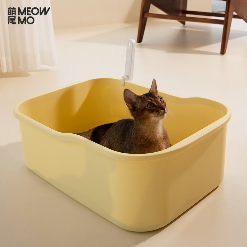 萌尾猫砂盆超大号半封闭巨型敞开式猫沙盆子猫厕所缅因布偶特大号,宠物/宠物食品及用品,猫砂盆/猫厕所,淘宝优惠券,粉丝福利购,淘宝优惠卷