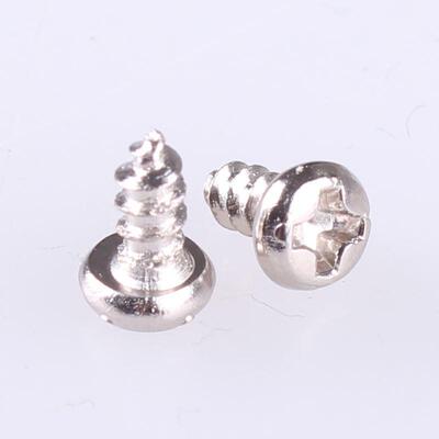 镀镍圆头盘头自攻螺丝M2*4/5/6/8/10/12PA微型精密 1000（pcs包）