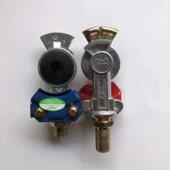 通用型握手螺旋管接头半挂车气阀连接气握手开关气管挂车阀管阀连