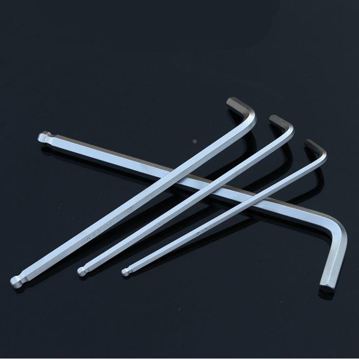内六角扳手球头加长L型内6方棱多用套装M1.5M2M3M4M5M6M8M10M12mm