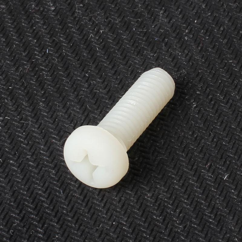 尼龙圆头盘头十字螺丝手拧M2*4/5/6/8/10/12 PA PC塑料胶绝缘机钉