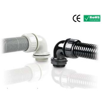 AD42.5塑料波纹软管直角接头塑料波纹管直角弯头90度直角弯头M40