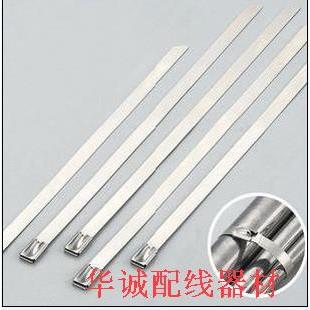 304不锈钢扎带自锁环保捆扎带优质船用扎带金属电缆扎带12×
