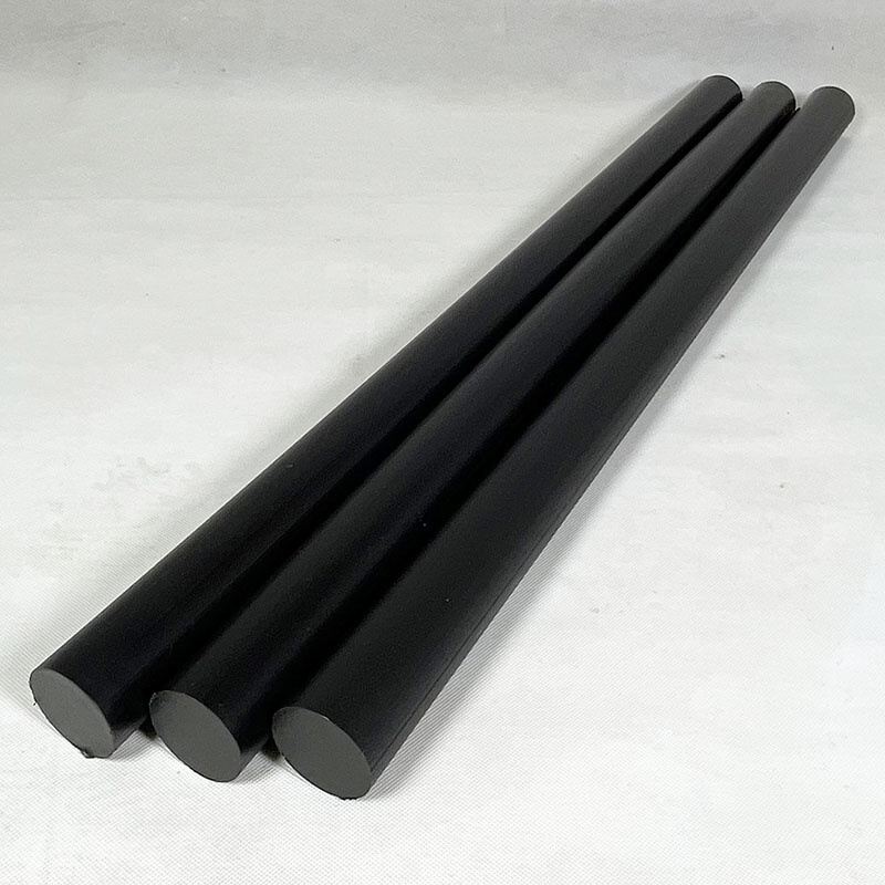 。黑色尼龙棒圆柱实心耐磨聚丙烯pp塑料棒材硬杆韧纯料1234567890
