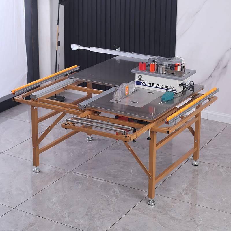 万佳100木工无尘子母锯一体全套精密台锯多功能折叠电动裁板锯