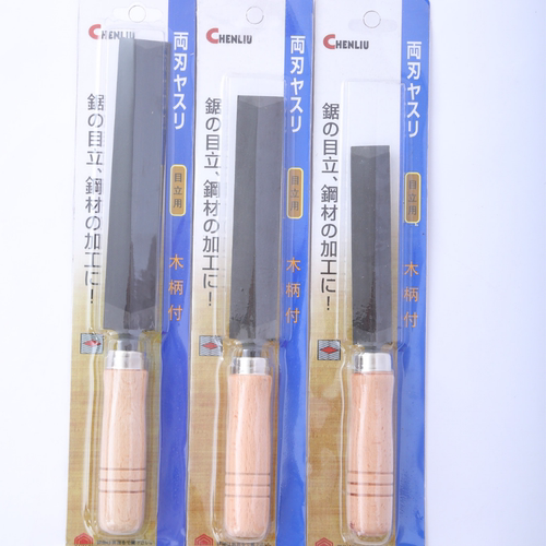 日本壶牌菱形锉刀伐锯锉锯齿锉菱形钢锉木工打磨工具多功能磨刀器