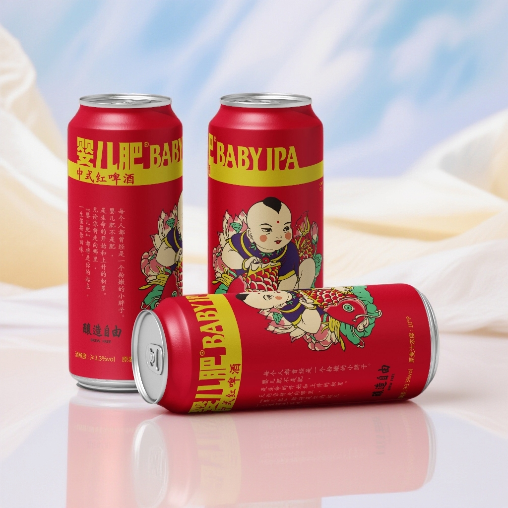 高大师中式红精酿啤酒婴儿肥IPA生鲜啤酒500ml*6罐装