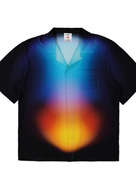 casablanca 26 未来渐变  印花 宫廷西西里风男女同款 丝绸衬衫