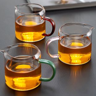 高颜值公道杯玻璃加厚耐热分茶器高档泡茶茶具茶海高硼硅公杯