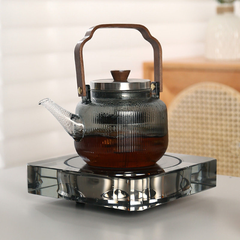 水晶玻璃煮茶壶养生泡茶壶电陶炉煮茶器家用煮茶套装烧水壶