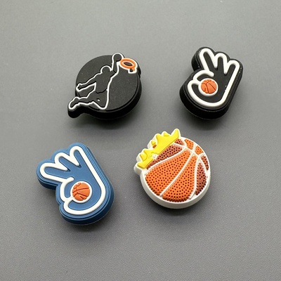 名依乐选男生洞洞鞋配饰趣味卡通篮球diy创意鞋花鞋扣装饰配件