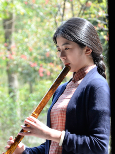 玉屏箫笛 梅鹿斑竹专业演奏箫 曹俊新雅款湘妃竹萧 六孔八孔洞箫