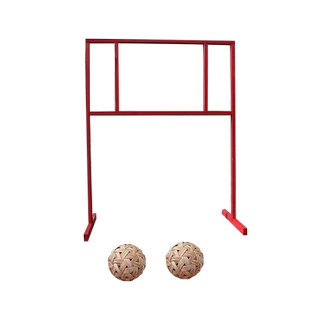 蹴鞠球门传统游戏正品仿古道具幼儿园老师团建户外运动器材便携球