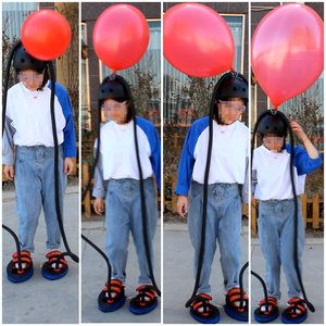 踩蹦蹦道具快乐大本营同款脚踩气球装备节日游戏道具亲子团建游戏