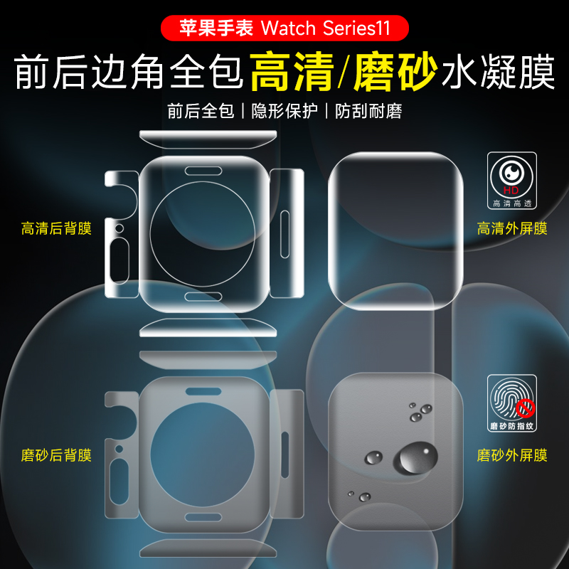 防指纹水凝膜防刮防摔