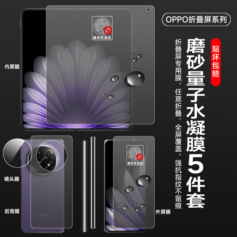 磨砂防指纹水凝膜全覆盖防爆