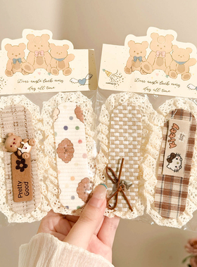 前额魔术贴刘海贴女侧边碎发整理神器粘头发发帖可爱发饰新款头饰